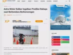Astra Motor Kalbar Ingatkan Prediksi Bahaya saat Berkendara Berboncengan