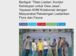 Bertajuk “Titian Lestari: Koridor Kehidupan untuk Owa Jawa”, Yayasan AHM Kolaborasi dengan Masyarakat Pekalongan Lestarikan Flora dan Fauna
