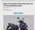Begini Penampakan New Honda Vario Evo 160 Yang Dihadirkan AHM