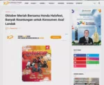 Oktober Meriah Bersama Honda Halofest, Banyak Keuntungan untuk Konsumen Asal Landak