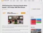 AHM Berbagi Ilmu Teknologi Sepeda Motor kepada 1.462 Pelajar SMK Mitra Binaan