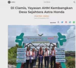 Di Ciamis, Yayasan AHM Kembangkan Desa Sejahtera Astra Honda