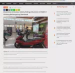 Disambut Antusias, Safety Riding Education di SMKN 1 Sintang Berlangsung Semarak