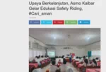 Upaya Berkelanjutan, Asmo Kalbar Gelar Edukasi Safety Riding, #Cari_aman