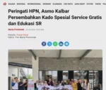 Peringati HPN, Asmo Kalbar Persembahkan Kado Spesial Service Gratis dan Edukasi SR