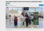 Astra Motor Kalbar Tebar Promo Kartini, Kredit Motor Makin Ringan