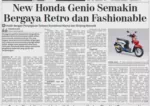 New Honda Genio Semakin Bergaya Retro dan Fashionable, Hadir dengan Penyegaran Terbaru Kombinasi Warna dan Striping Menarik