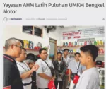 Yayasan AHM Latih Puluhan UMKM Bengkel Motor