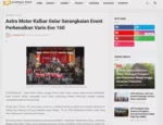 Astra Motor Kalbar Gelar Serangkaian Event Perkenalkan Vario Evo 160