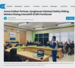 Asmo Kalbar Perluas Jangkauan Edukasi Safety Riding Melalui Dialog Interaktif di RRI Pontianak