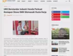 UKK Berstandar Industri Honda Perkuat Kesiapan Siswa SMK Memasuki Dunia Kerja