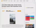 Astra Motor Kalbar Ajak Jurnalis Touring Ramadan Sambil Tebar Kepedulian Sosial