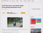 Awali Tahun Baru, Astra Motor Kalbar Dorong Budaya Berkendara Aman