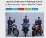 Jawara Modifikator Pamerkan Karya di Pesta Akbar Honda Modif Contest