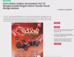 Astra Motor Kalbar Semarakan HUT RI dengan Kredit Ringan Motor Honda Untuk Warga Melawi