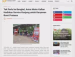 Tak Perlu ke Bengkel, Astra Motor Kalbar Hadirkan Service Kunjung untuk Karyawan Bumi Pratama
