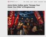 Astra Motor Kalbar gelar "Scoopy Your Mode Your Ride" di Singkawang