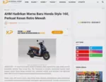 AHM Hadirkan Warna Baru Honda Stylo 160, Perkuat Kesan Retro Mewah