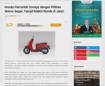 Honda Percantik Scoopy dengan Pilihan Warna Segar, Tampil Makin Ikonik di Jalan