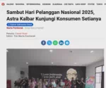 Sambut Hari Pelanggan Nasional 2025, Astra Kalbar Kunjungi Konsumen Setianya
