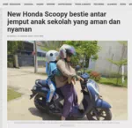 New Honda Scoopy bestie antar jemput anak sekolah yang aman dan nyaman