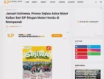 Januari Istimewa, Promo Sejiwa Astra Motor Kalbar Beri DP Ringan Motor Honda di Mempawah