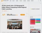 All New Honda Vario 125 Mengaspal di Kalbar, Ribuan Pengunjung Padati Regional Public Launching