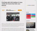 Final Battle HMC 2025 Hadirkan 81 Karya Terbaik, Nur Samsul Alam Raih Juara Nasional