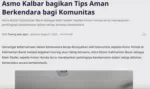 Asmo Kalbar bagikan Tips Aman Berkendara bagi Komunitas