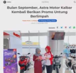Bulan September, Astra Motor Kalbar Kembali Berikan Promo Untung Berlimpah