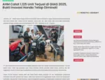AHM Catat 1.125 Unit Terjual di GIIAS 2025, Bukti Inovasi Honda Tetap Diminati
