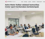 Astra Motor Kalbar edukasi komunitas motor sport berkendara berkelompok