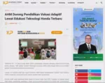 AHM Dorong Pendidikan Vokasi Adaptif Lewat Edukasi Teknologi Honda Terbaru