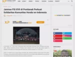 Jamnas FSI XVII di Pontianak Perkuat Solidaritas Komunitas Honda se-Indonesia