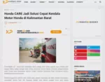 Honda CARE Jadi Solusi Cepat Kendala Motor Honda di Kalimantan Barat