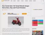 New Honda Stylo 160 Tampil Mewah dengan Warna Baru, Siap Jadi Pusat Perhatian