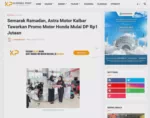 Semarak Ramadan, Astra Motor Kalbar Tawarkan Promo Motor Honda Mulai DP Rp1 Jutaan