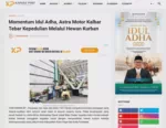 Momentum Idul Adha, Astra Motor Kalbar Tebar Kepedulian Melalui Hewan Kurban