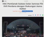 HSC Pontianak Sukses Gelar Jamnas FSI XVII Perdana dengan Dukungan Asmo Kalbar