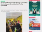 Nocturnal Riding Honda: Sinergi Komunitas dan Dukungan untuk UMKM Wanita Pontianak