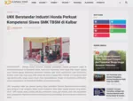 UKK Berstandar Industri Honda Perkuat Kompetensi Siswa SMK TBSM di Kalbar