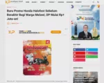 Buru Promo Honda Halofest Sebelum Berakhir Bagi Warga Melawi, DP Mulai Rp1 Juta-an!