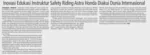 Inovasi Edukasi Instruktur Safety Riding Astra Honda Diakui Dunia International