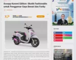 Scoopy Kuromi Edition: Skutik Fashionable untuk Penggemar Gaya Berani dan Funky