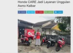 Honda CARE Jadi Layanan Unggulan Asmo
