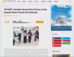 TEHAER, Tambah Hemat Extra Promo untuk Sepeda Motor Honda di Pontianak