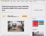 Mudik Nyaman Bersama Honda, AHM Buka Pendaftaran MBBH 2026 untuk Konsumen Setia