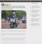 Berlangsung Semartak di Astra Honda Motor Safety Riding Park Deltamas, AHSRIC Ujikan Berbagai Materi Keselamatan Berkendara