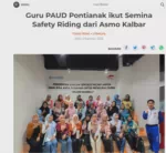 Guru PAUD Pontianak ikut Semina Safety Riding dari Asmo Kalbar