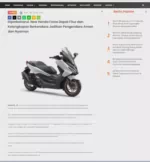 Diperbaharui. New Honda Forza Dapat Fitur dan Kelengkapan Berkendara Jadikan Pengendara Aman dan Nyaman